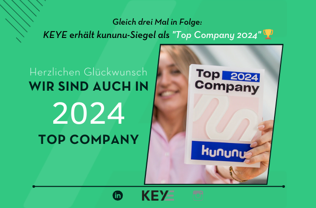 Homepage kununu - Karriere - Auszeichung - Top Company 2024